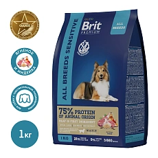 Brit Premium Dog Sensitive (Ягненок, индейка)